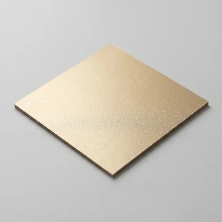 Gold card paper